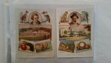 WILLS, The British Empire, complete, postcard size, generally VG, 12