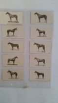 TEOFANI, Famous Racehorses, part set, inc. nos. 1, 2, 5, 17, 19, 21, 23, 24, 31 & 33, G to VG, 10