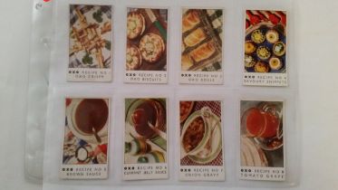 OXO, Recipe cards, complete, generally G, 25