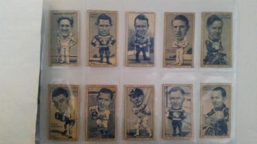 CARRERAS, Turf, complete (5), inc. Sport Series, Footballers, Famous Cricketers, Famous Dog