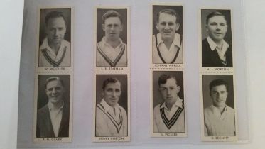 D. C. THOMSON, complete (2), inc. County Cricketers, un-cut joined pairs & as singles, a few VG,