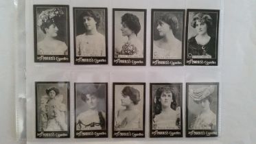 MORRIS, Actresses 1898, complete, VG to EX, 30