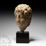 Medieval Marble Bust of Emperor Constantine