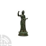 Roman Statuette of the Goddess Fortuna