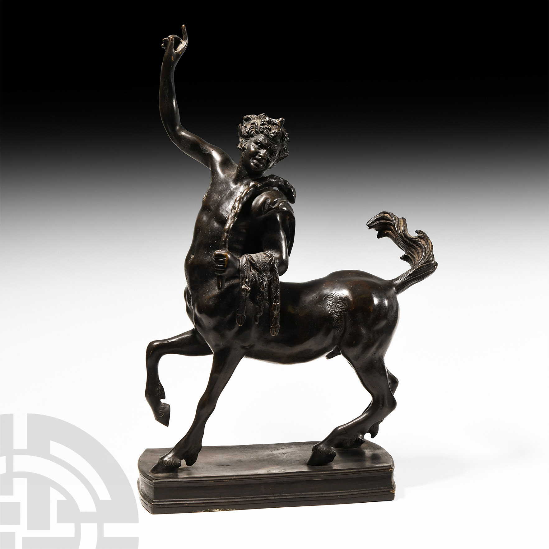 Neoclassical Bronze Young Centaur Statue