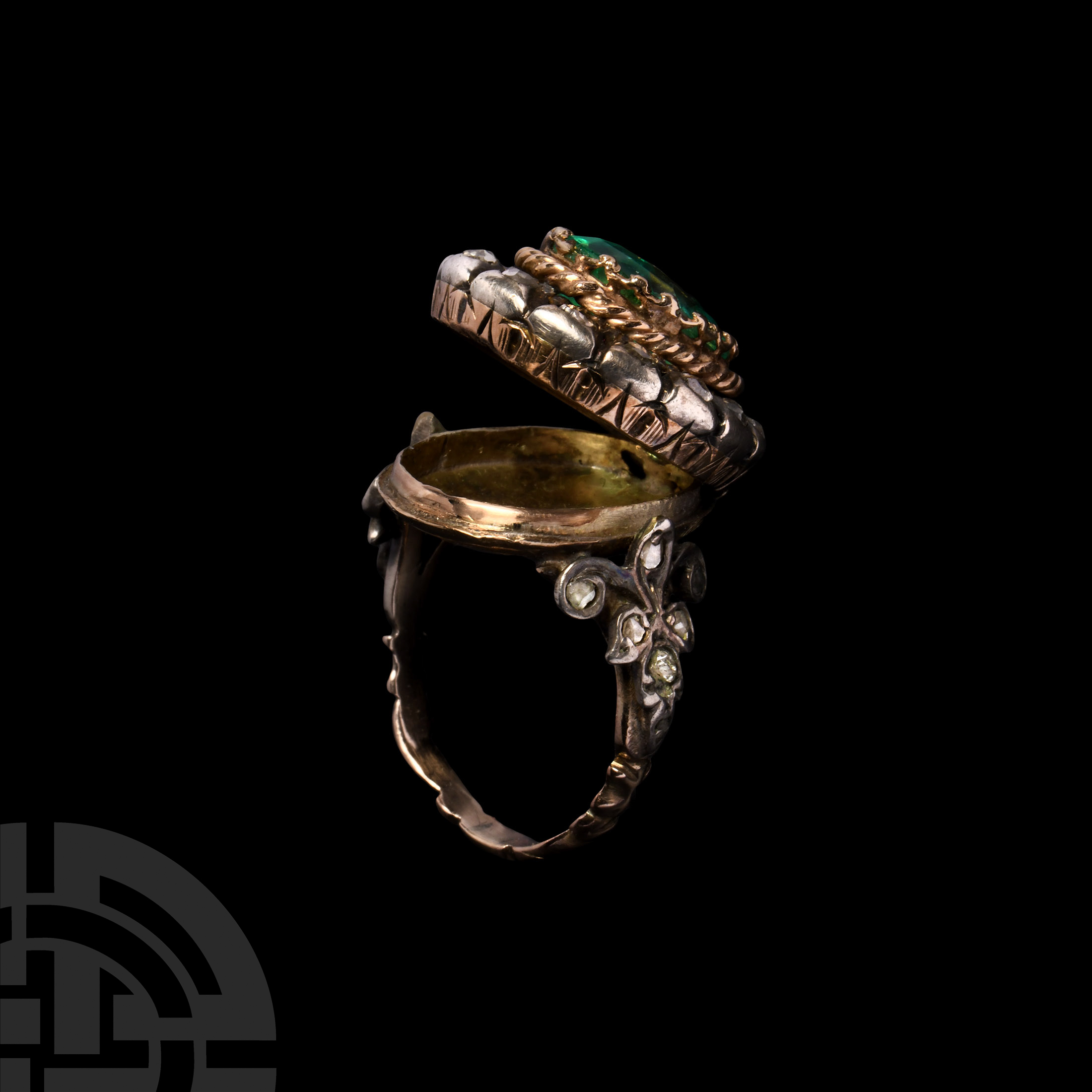 Georgian Gold Poison Ring - Image 2 of 2
