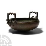 Western Asiatic Bronze Zoomorphic Cauldron