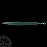 Central European Bronze Age Votive Dagger with Hilt