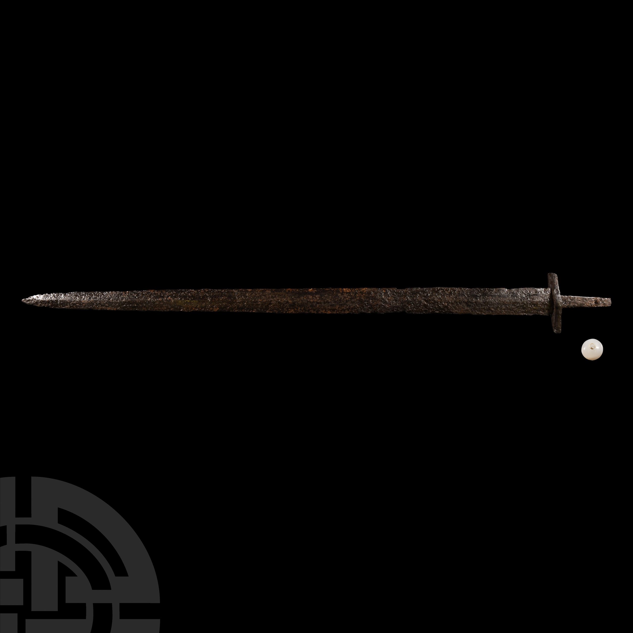 Migration Period Spatha Sword Blade with Sword Bead