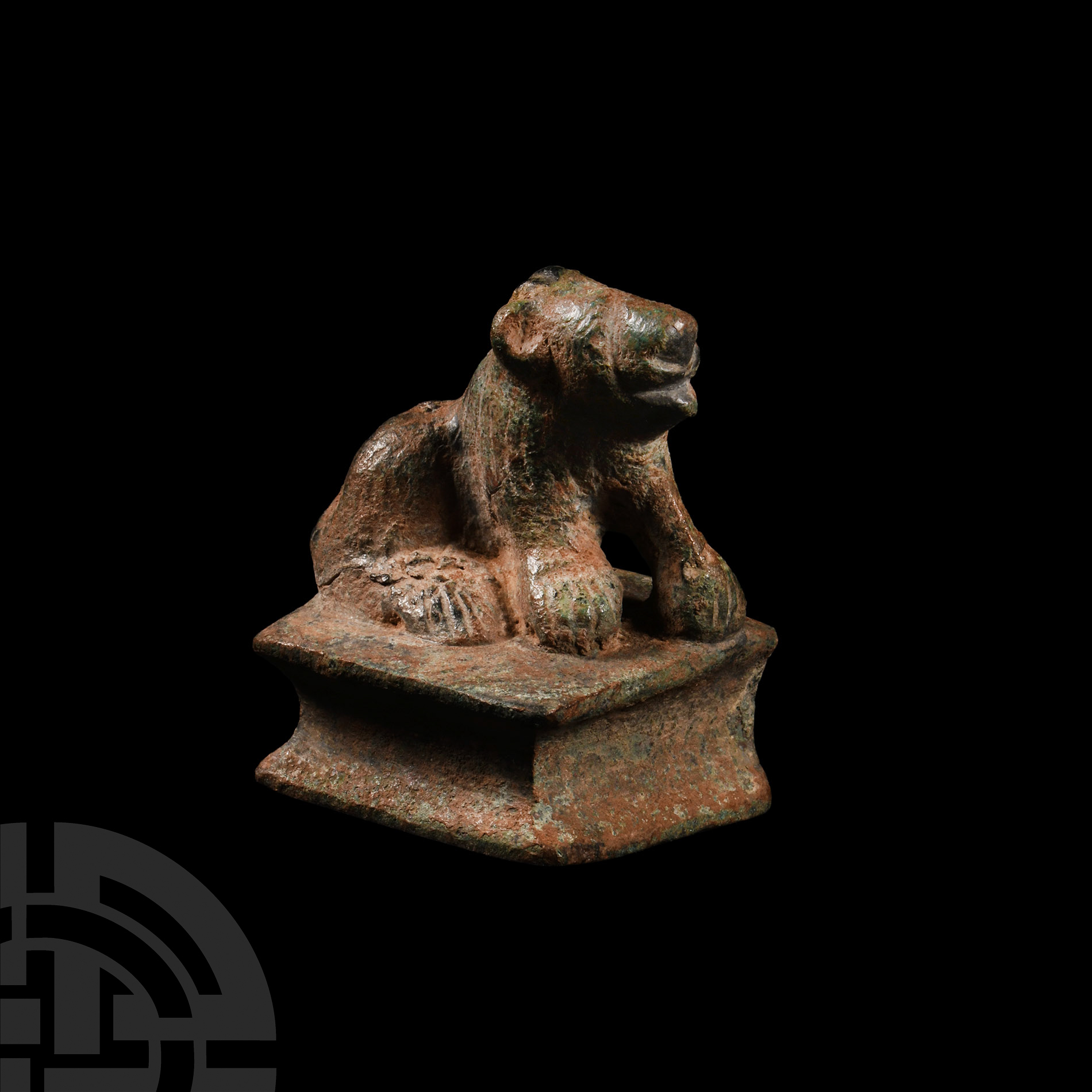 Roman Bronze Bear Fitting