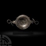 Greek Silver Wine Strainer