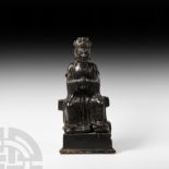 Chinese Ming Seated Magistrate Figurine