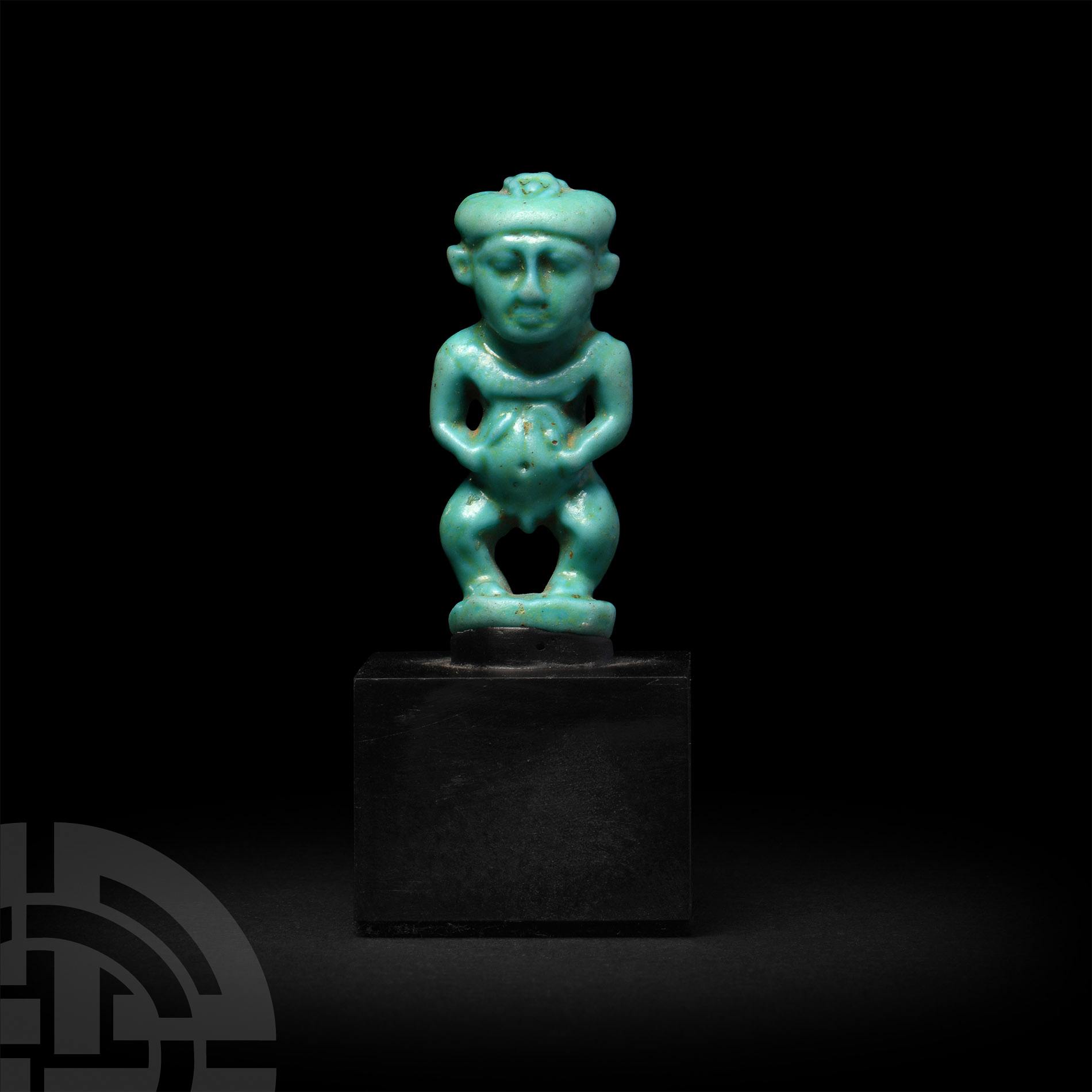 Egyptian Faience Ptah Amulet