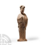 Chinese Tang Terracotta Courtly Lady