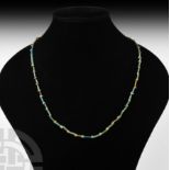 Egyptian Faience Bead Necklace