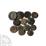 Ancient Greek Coins - Mixed AE Units and Fractions Group [13]