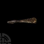 Viking Age Silver-Gilt Zoomorphic Strap End