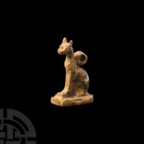 Egyptian Gold Cat Amulet of the God Bastet