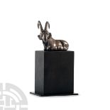 Proto-Elamite Silver Ibex Figurine