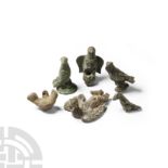 Roman Bronze Eagle Figurine Collection