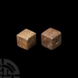 Roman Bone Dice Pair