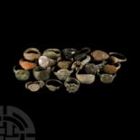 Roman to Post Medieval Bronze Ring Collection