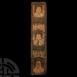 Medieval Orphrey Panel with Angels