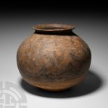 Large Indus Valley Ceramic Storage Vessel