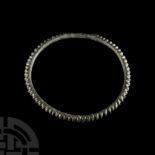 European Bronze Age Decoratively Notched Arm-Ring