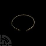 Viking Age Silver Twisted Neck Torc