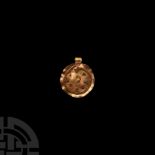 Migration Period Gold Filigree Bracteate Pendant