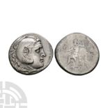 Ancient Greek Coins - Macedonia - Alexander III (the Great) - Countermarked AR Tetradrachm