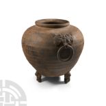 Chinese Han Ceramic Tripod Vessel