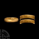 Large Post Medieval 'Love for Ever' Gold Posy Ring