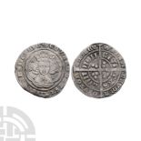 English Medieval Coins - Edward III - London - Pre Treaty Groat