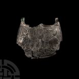 Ghurid Silver Pectoral with Animals