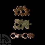 Viking Age Bronze Horse Harness Fitting Collection