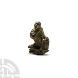 Roman Bronze Military Monkey