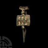 Roman Bronze Hod Hill Type Brooch