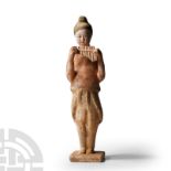 Chinese Tang Terracotta Standing Musician