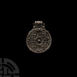 Viking Age Silver Filigree Pendant