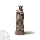 Post Medieval Madonna Pipe Clay Figure