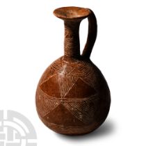 Early Cypriot Red Burnished-Ware Jug