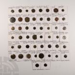 Ancient Roman Empire Coins - Mixed Bronzes Coin Group [50]