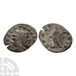 Ancient Roman Imperial Coins - Postumus - Fortuna AE Antoninianus