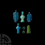Egyptian Faience Amulet Group