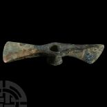 Large Western Asiatic Bronze Adze-Axehead