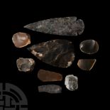 Stone Age Neolithic and Later Flint Artefact Group