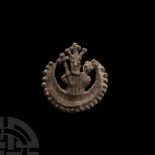 Medieval Thames Pewter Virgin and Child Pilgrim's Badge