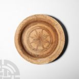 Western Asiatic Ceramic Dish with Star